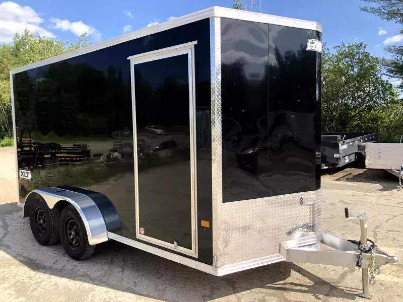 2026 E-Z Hauler 7x14 7K Aluminum Enclosed Cargo w/Spare Tire/Mount. 1587 lbs.