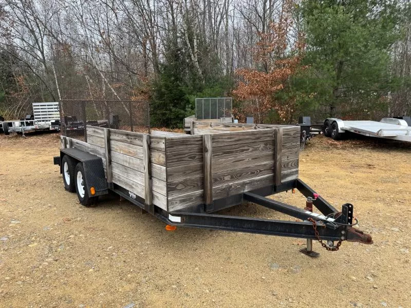 2010 On The Road 6x14 7K Landscape Trailer w/Rear Ramp & Sides