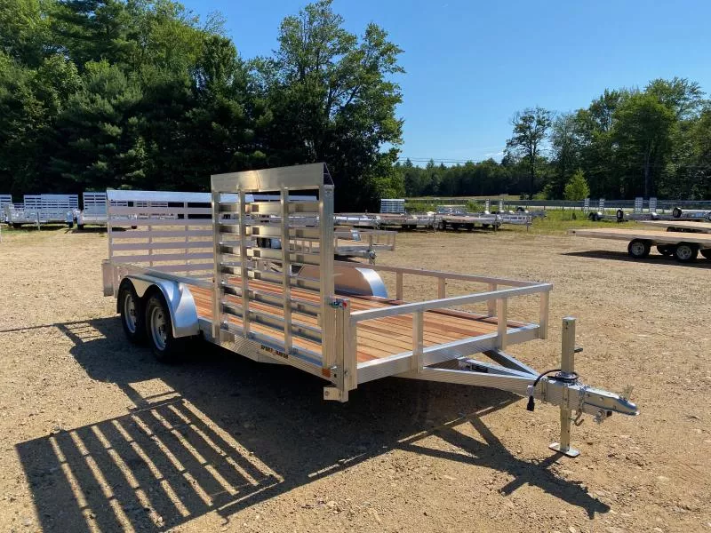 2026 Sport Haven 7x16 Aluminum 7K Utility Trailer w/Side Load Ramp