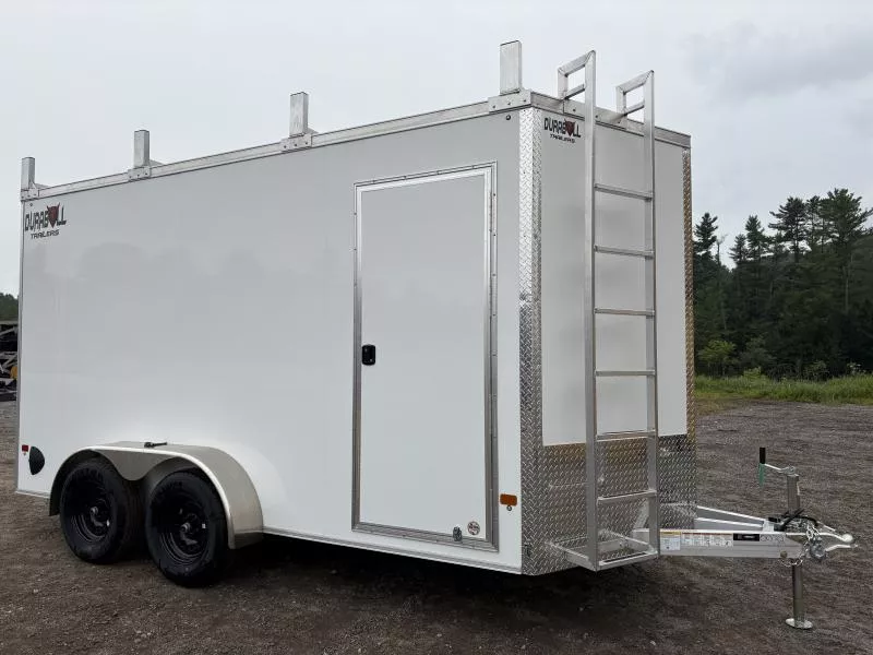 2026 Durabull Trailers  7X14 Aluminum Enclosed Cargo Trailer w/Contractor Package & Extra Height 