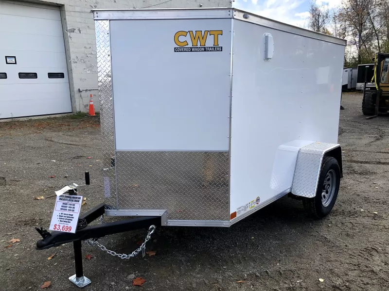 2026 Covered Wagon 5x8 Enclosed Cargo w/Rear Swing Door