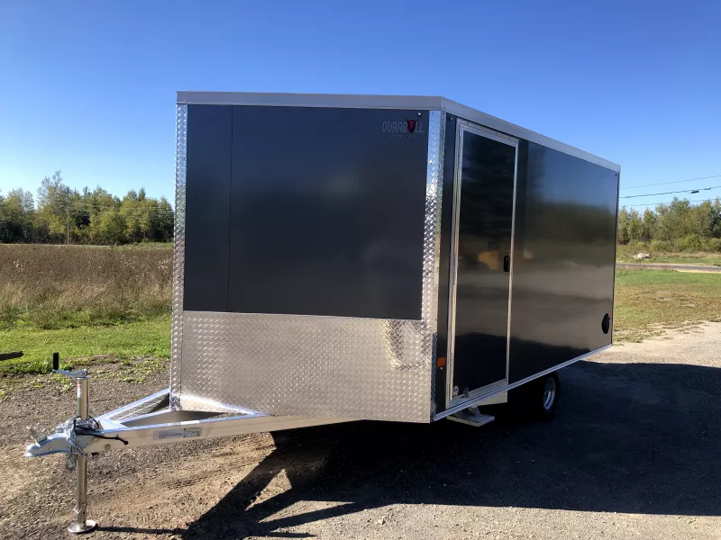 2026 Durabull 101x12 2-Place Aluminum Multisport Snowmobile Trailer w/Galvanized Package