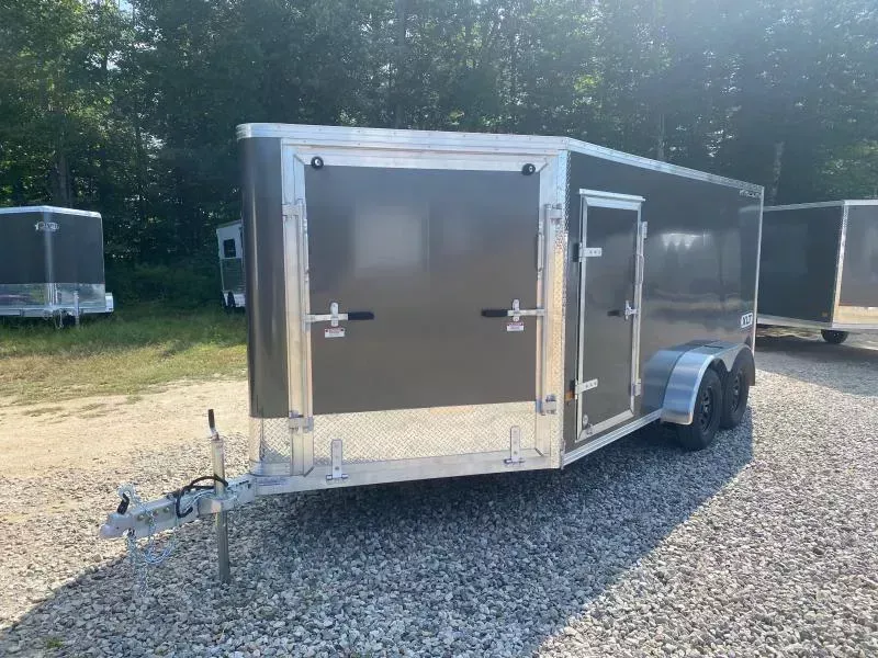 2026 Stealth Trailers 7x14+4.5 XLT PRO Aluminum 2-Place Enclosed Snowmobile Trailer