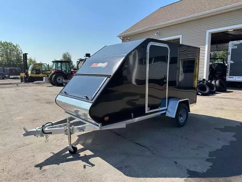 2026 SnoPro Trailers 60x12 Aluminum 2.2K Single Place Enclosed Snowmobile Trailer w/Tapered Ramp