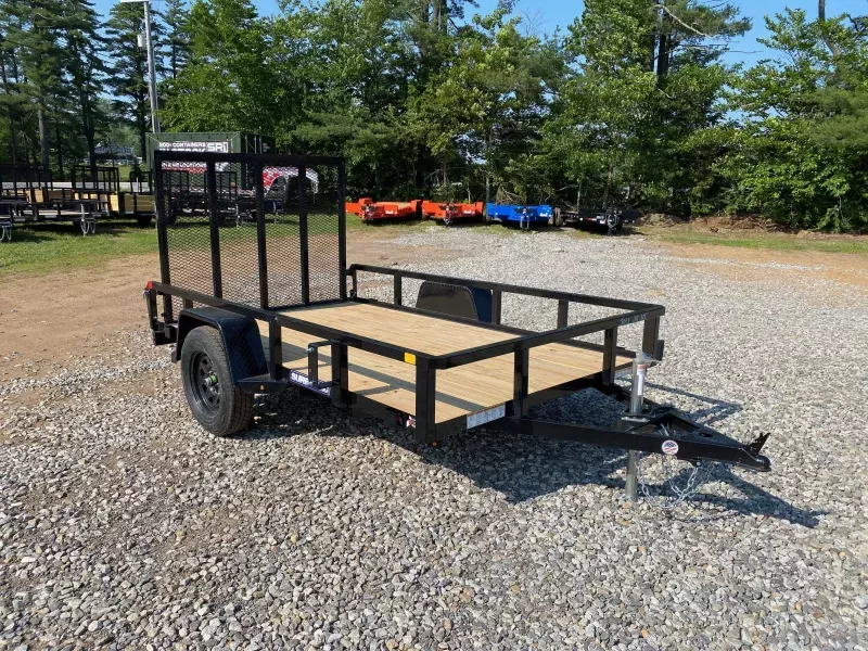 2025 Sure-Trac 6x10 Powder Coated 3K Utility Trailer w/Fold Flat Ramp Gate