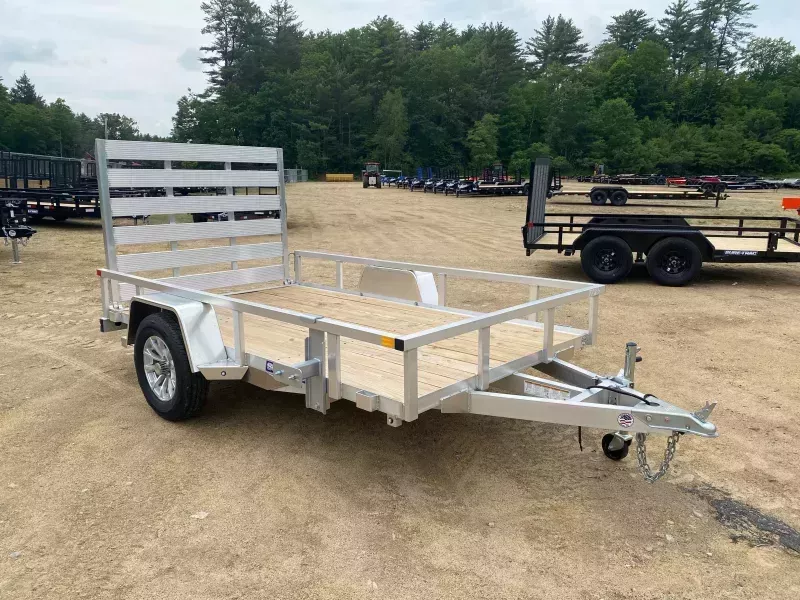 2026 Sure-Trac 6x10 Aluminum 3k Utility Trailer w/Fold Flat Rear Ramp