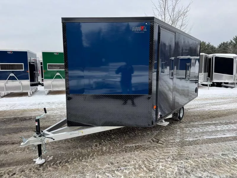 2026 Durabull Trailers 101x12 Aluminum Enclosed 2-Place Multi-Sport Snowmobile Trailer w/Extra Height & Snow Package