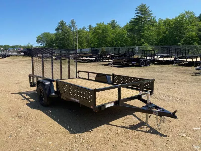 2026 Sure-Trac 7x12 Powder Coated 3K ATV Trailer w/ Spare Tire Mount and Ramps