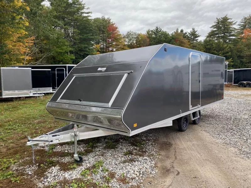 2026 SnoPro Trailers 101x20 Aluminum Enclosed 4-Place Snowmobile Trailer w/Tapered Ramp