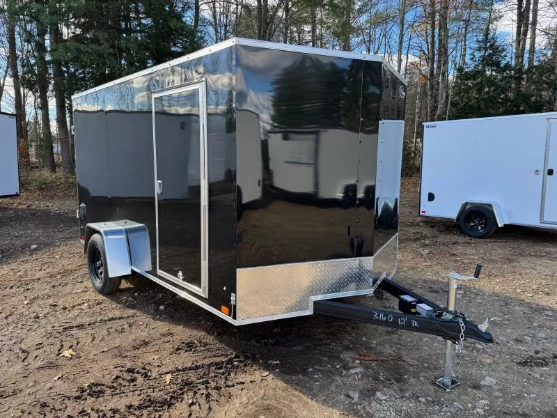 2026 ITI Cargo 7x12 Enclosed 3.5K Cargo Trailer w/Rear Barn Doors