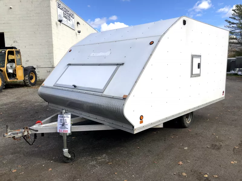 USED 2010 Sno Pro 101x12 Aluminum 2-Place Crossover w/Mats/Guides