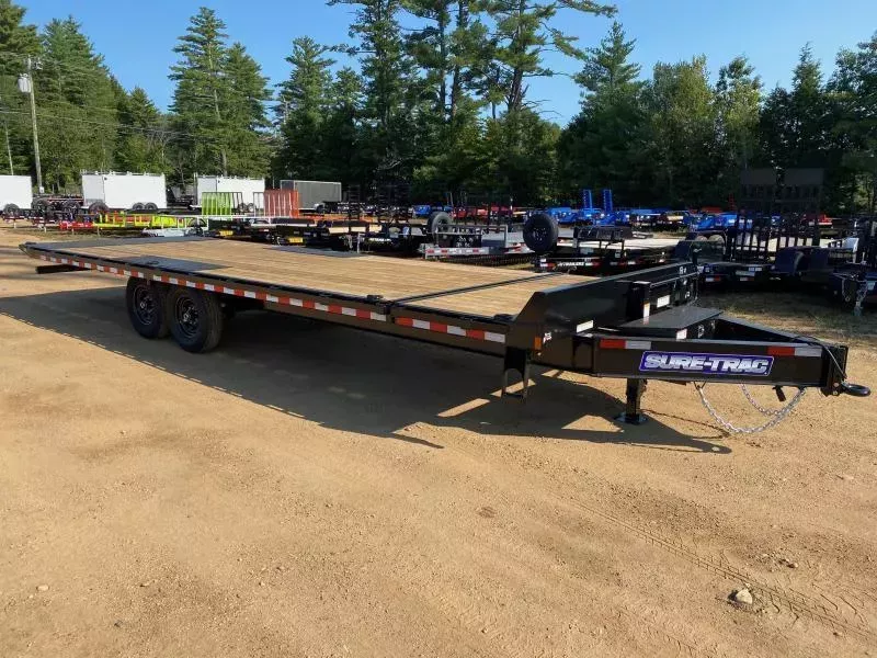 2026 Sure-Trac 8.5x22+4 Deckover 15K Tilt Equipment Trailer