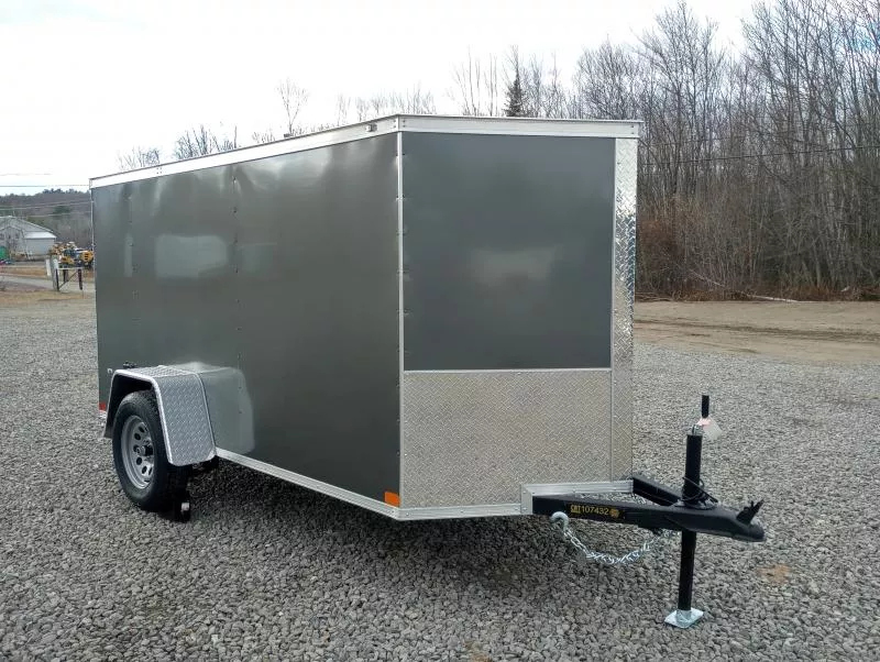 2026 Covered Wagon Trailers 5x10 Enclosed Cargo w/Rear Swing Door, Recessed D-Rings