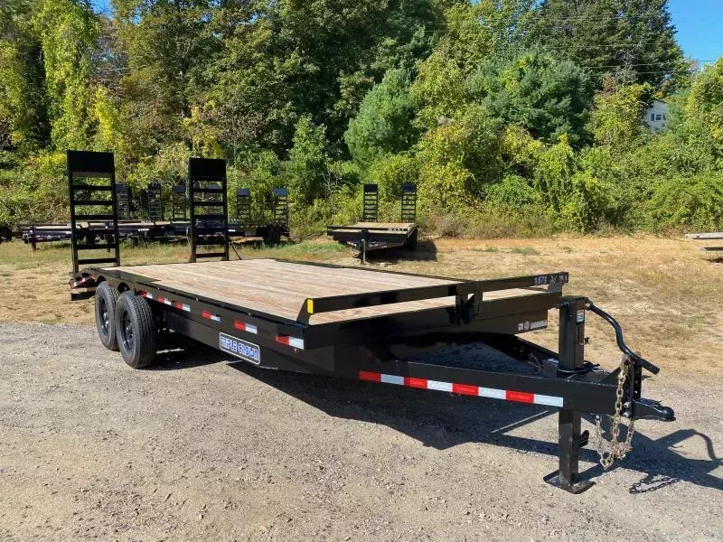 2026 Triple Crown Trailers 8.5x16+4 Deckover 14K Equipment Trailer w/Stand Up Ramps