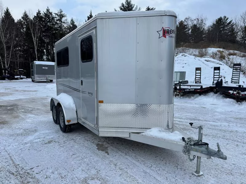 2023 Frontier Strider Series Aluminum 2-Horse Combo/Slant Load Trailer w/Front Tack