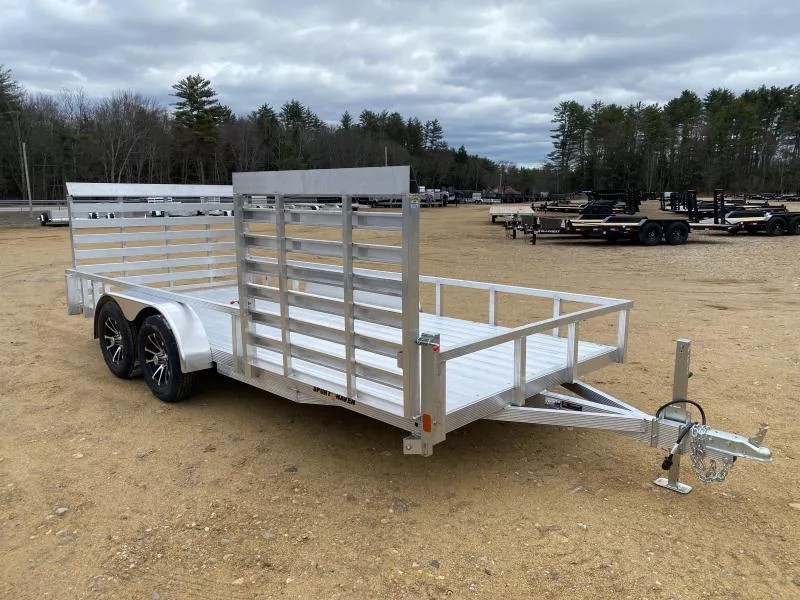 2026 Sport Haven 7x16 Aluminum 7K Deluxe Landscape Trailer w/Side Load Ramp