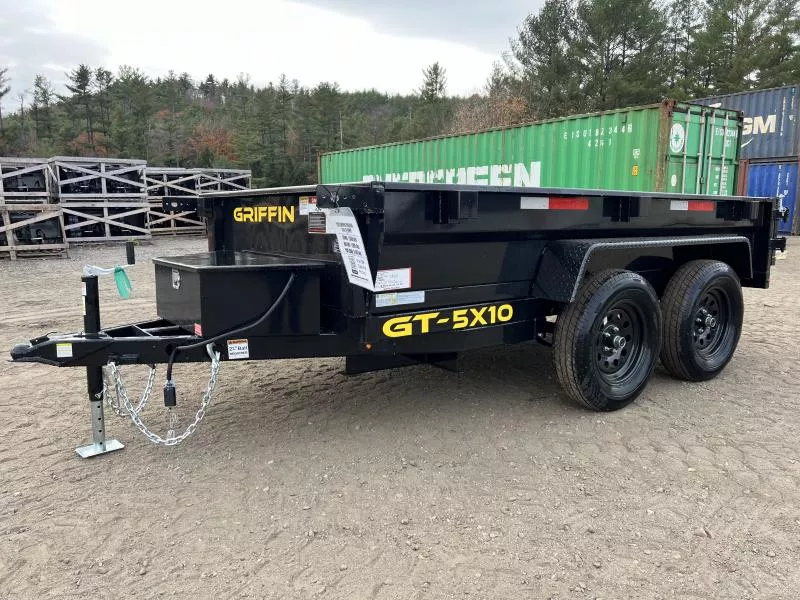 2025 Griffin Trailers 5x10 7K Powder Coated Dump w/Barn Door Gate