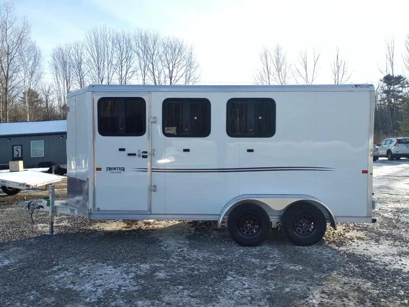 new Horse Trailers Frontier Trailers  for sale, in Manchester, ME Thumbnail 4