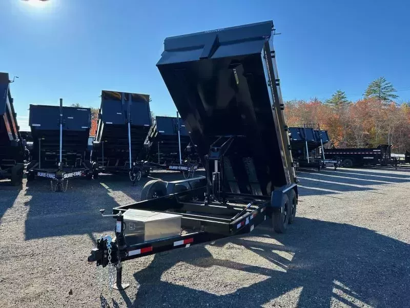 2026 Southland Trailers 7x14 15K Dump Trailer w/Tarp Kit, Ramps, & Stab Jacks