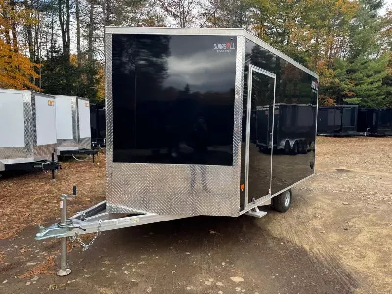 2026 Durabull Trailers 101x12 Aluminum Enclosed 2-Place Multi-Sport Snowmobile Trailer w/Extra Height & Snow Package