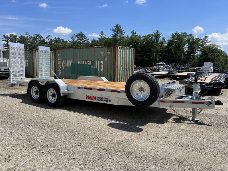 2024 N&N Trailers 7x20 17.6K Galvanized Car Hauler w/ Spare Tire & Mount Car Hauler