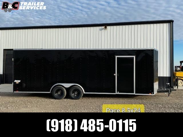 NEW 2022 8.5X24 + V NOSE ENCLOSED TRAILER NEW 2022 8.5X24 + V NOSE ENCLOSED TRAILER