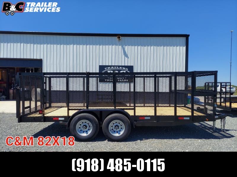 NEW 82X18 TANDEM AXLE LANDSCAPE TRAILER Landscape Trailer NEW 82X18 TANDEM AXLE LANDSCAPE TRAILER Landscape Trailer
