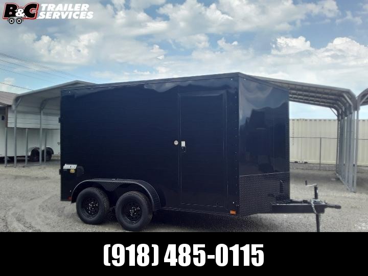 2021 Pace American NEW 2021 PACE AMERICAN 7X12 + V NOSE ENCLOSED CARGO WITH REAR RAMP DOOR and smooth sides w\ black out package Enclosed Cargo Trailer 2021 Pace American NEW 2021 PACE AMERICAN 7X12 + V NOSE ENCLOSED CARGO WITH REAR RAMP DOOR and smooth sides w\ black out package Enclosed Cargo Trailer