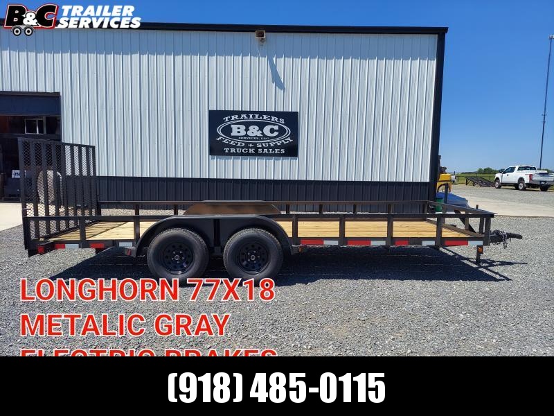 NEW 76x16 tandem axle utility trailer NEW 76x16 tandem axle utility trailer