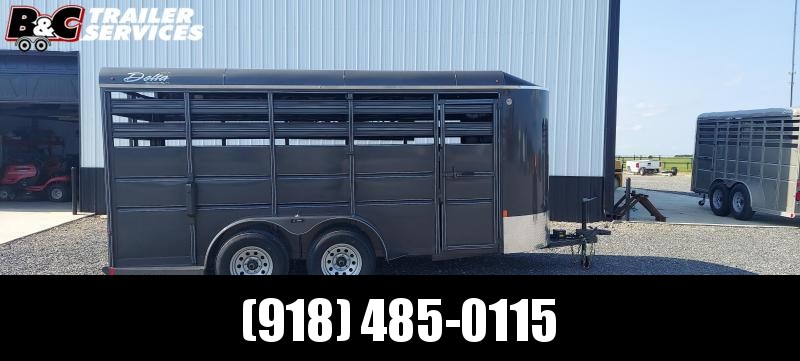 Delta Manufacturing NEW DELTA 16X6X6.6 LIVESTOCK TRAILER Livestock Trailer Delta Manufacturing NEW DELTA 16X6X6.6 LIVESTOCK TRAILER Livestock Trailer