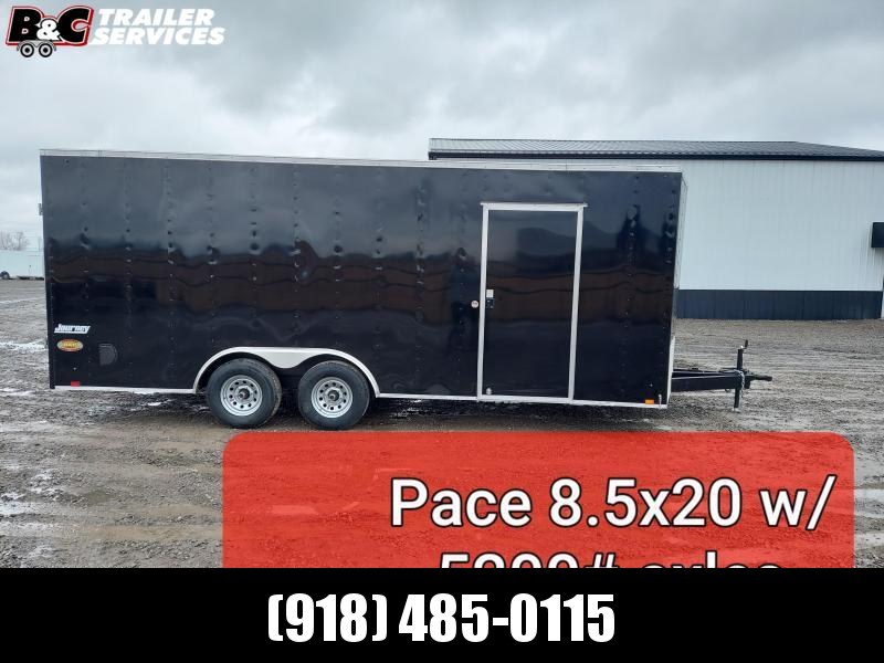 2022 Pace American NEW 2021 8.5X20 + V NOSE ENCLOSED TRAILER Car / Racing Trailer 2022 Pace American NEW 2021 8.5X20 + V NOSE ENCLOSED TRAILER Car / Racing Trailer