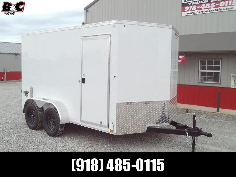 2021 Pace American NEW 2021 PACE 7X12 +V NOSE WITH BARN REAR DOORS 2021 Pace American NEW 2021 PACE 7X12 +V NOSE WITH BARN REAR DOORS