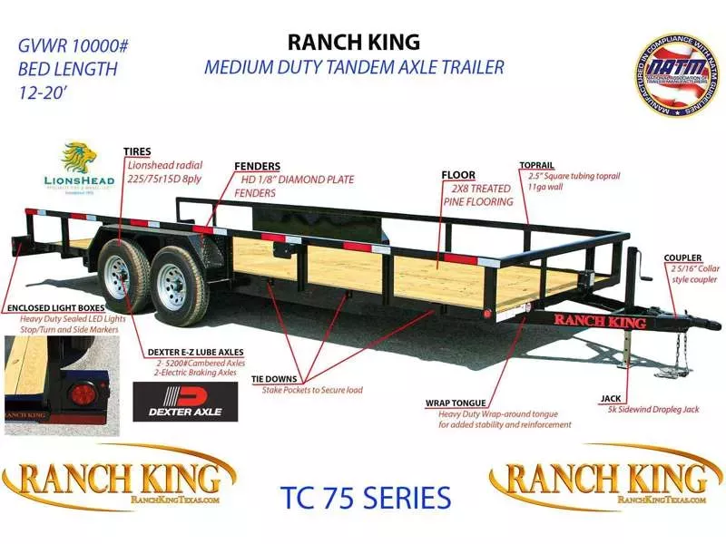 new Utility Trailers Amera Trail Ranch King for sale, in Donna, TX Thumbnail 2