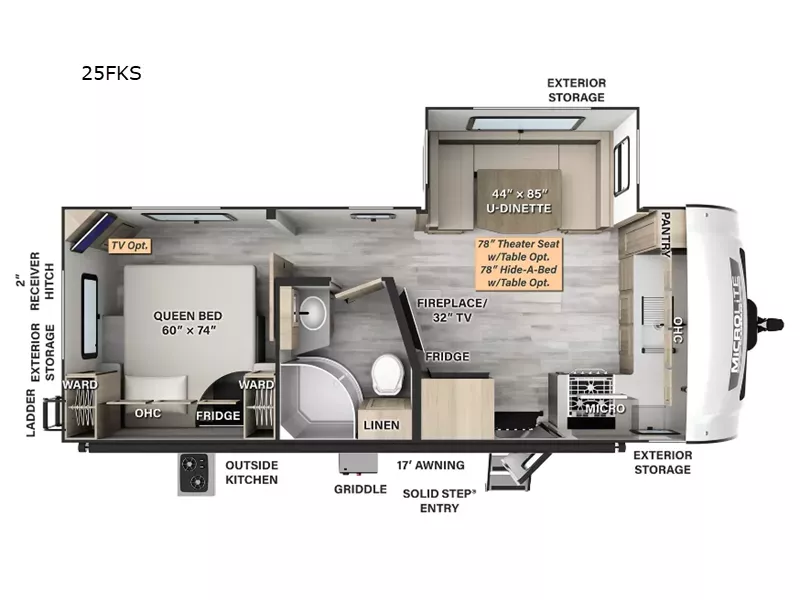 used Travel Trailers Forest River Flagstaff Micro Lite for sale, in Donna, TX Thumbnail 2