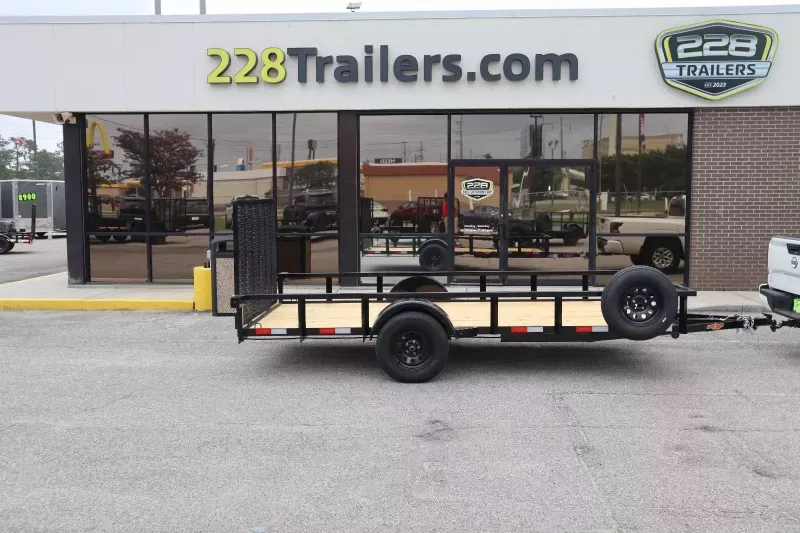 2025 Down 2 Earth Trailers 76" X 14' SINGLE AXLE Utility Trailer