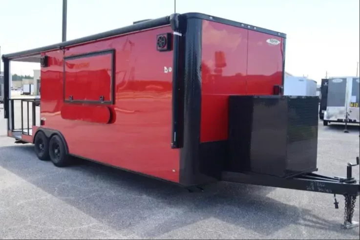 2025 FREEDOM 8.5X24 PORCH OPTION FOOD VENDING TRAILER