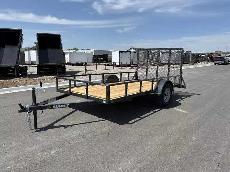 2026 Summit Cascade 6X12 3K Single Axle Utility Trailer
