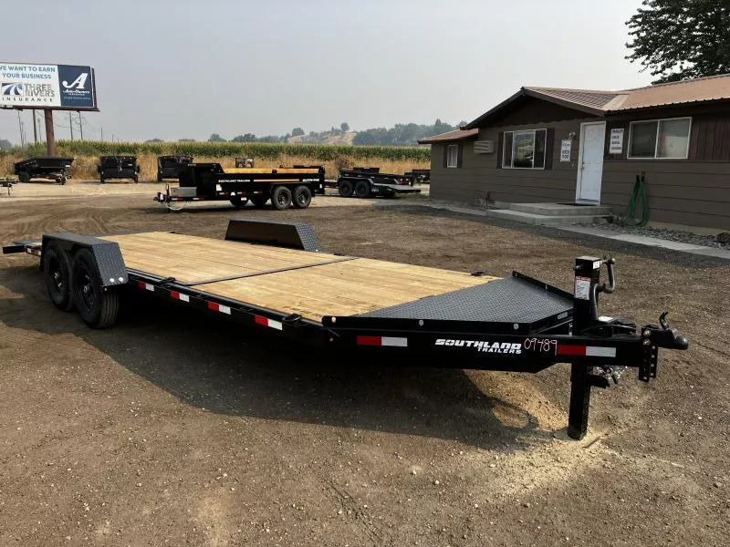 2026 Southland 7x22 16/6 14k Split Deck Tilt Equipment Trailer