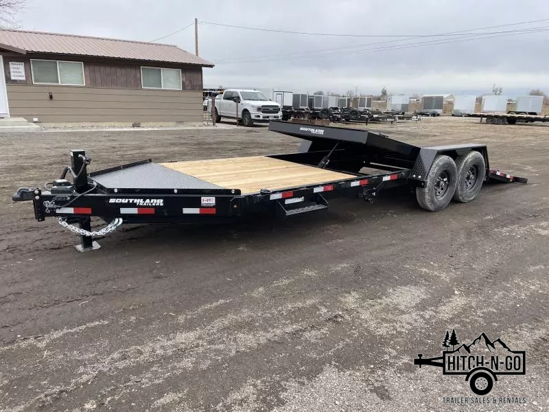 2026 Southland 7x22 16k 16/6 Split Deck Tilt Equipment Trailer 1754664683