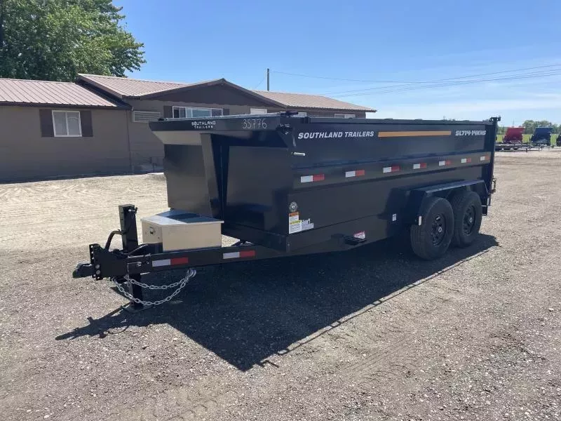 2026 Southland 7x14 14k High Side Dump Trailer