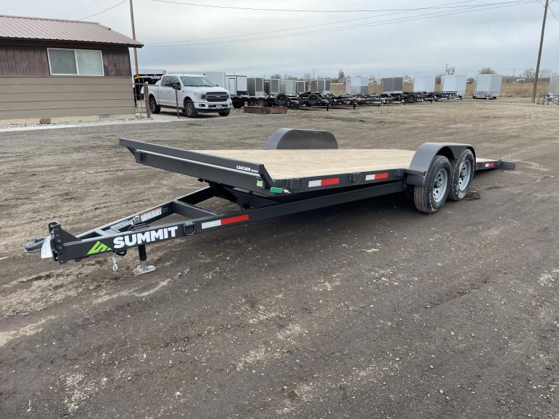 2025 Summit Cascade 7x20 10k Full Tilt Deck Trailer