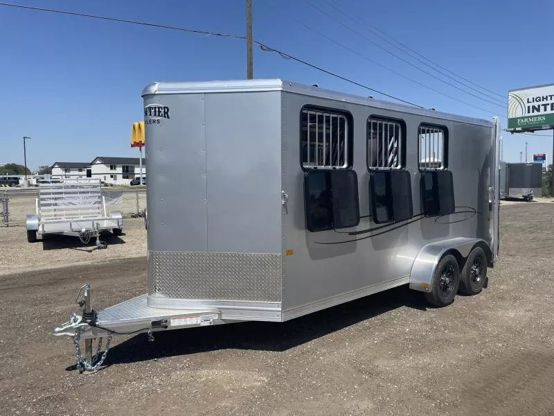 2025 Frontier Strider Lite 3 Horse Slant Load Horse Trailer