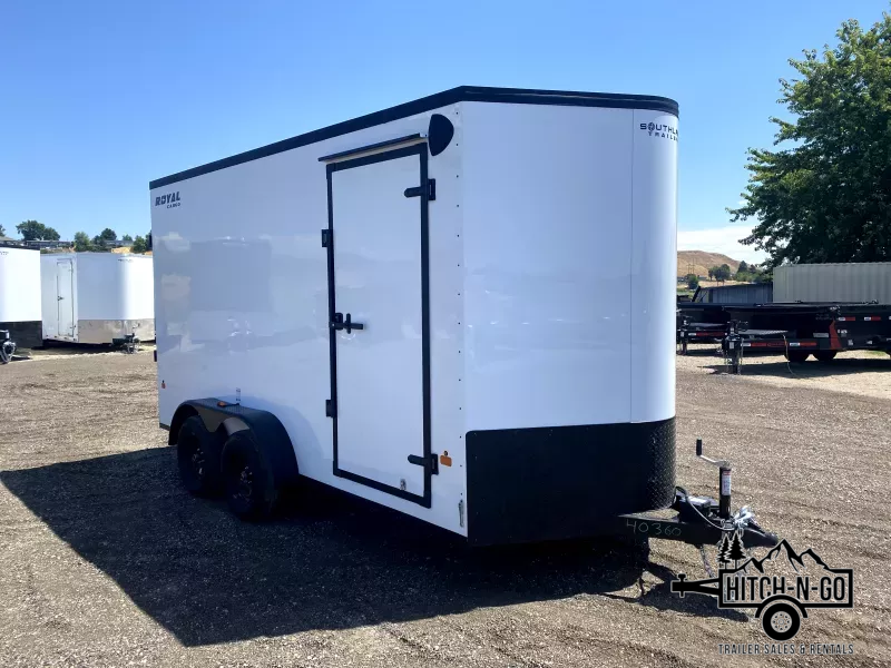 2025 Southland Royal 7x14+2 V-Nose 7k Cargo Trailer with Rear Ramp Door 1753212382