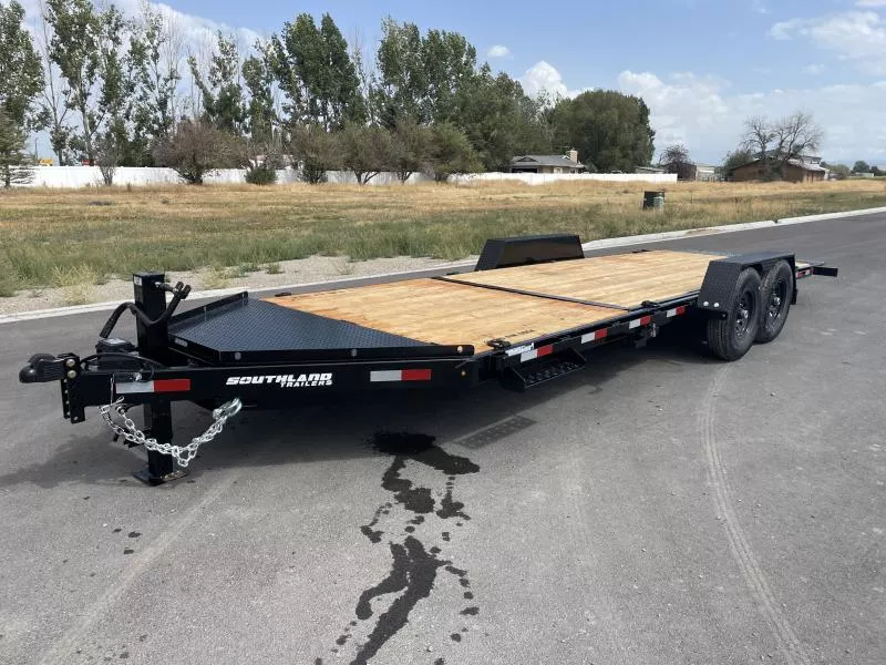 2026 Southland 7x22 14k 16/6 Split Deck Tilt Equipment Trailer