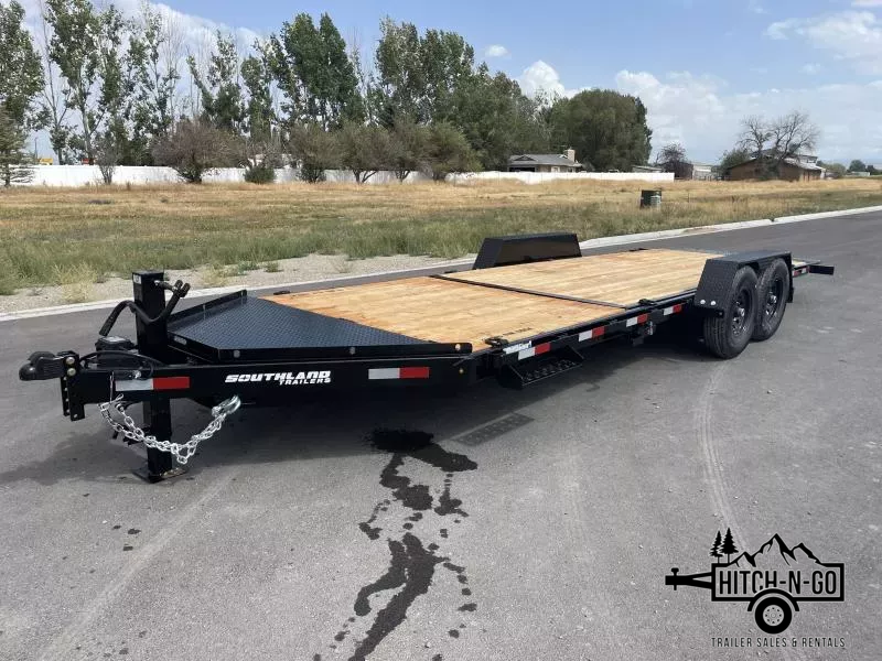 2026 Southland 7x22 14k 16/6 Split Deck Tilt Equipment Trailer