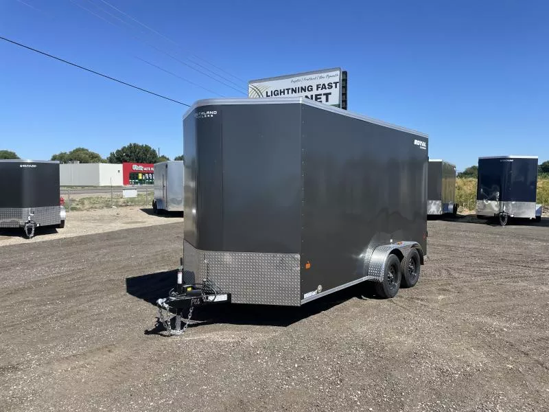 2026 Southland Royal 7x14+2 V-Nose 7k Cargo Trailer with Rear Barn Doors