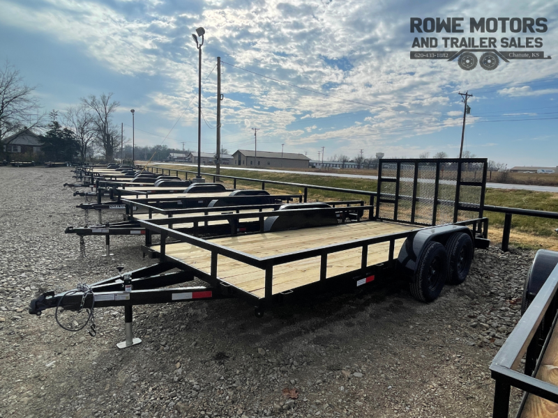 2022 STAG Trailers 82x16 Tandem Axle Utility Trailer with Braking Axle 2022 STAG Trailers 82x16 Tandem Axle Utility Trailer with Braking Axle