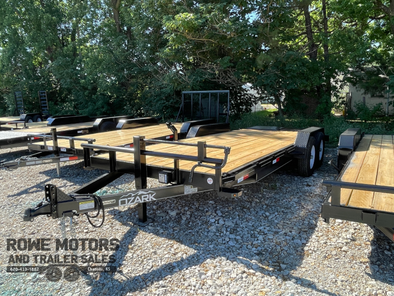 2022 Ozark Trailer Mfg 20' 14k w/ Mini Mega Ramps Equipment Trailer