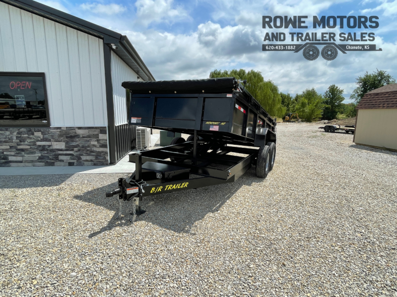 2023 B/R Trailer 82x14 14K Dump Trailer Rowe Motors and Trailer Sales
