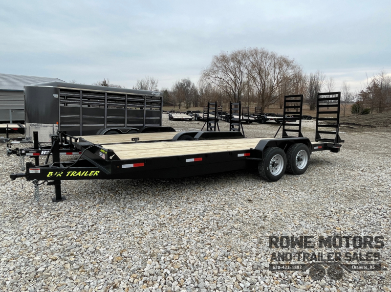 2023 B/R Trailer 22' 16K Equipment Trailer Rowe Motors and Trailer